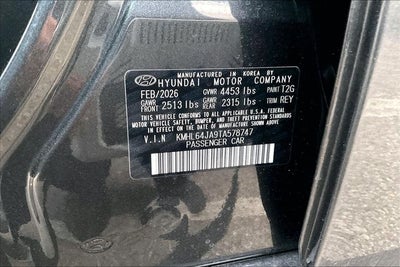 2026 Hyundai SONATA SEL Sport