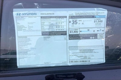 2026 Hyundai ELANTRA SE