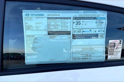 2026 Hyundai ELANTRA SE