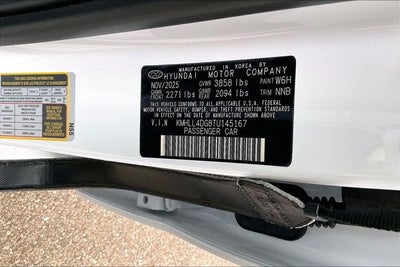2026 Hyundai ELANTRA SE