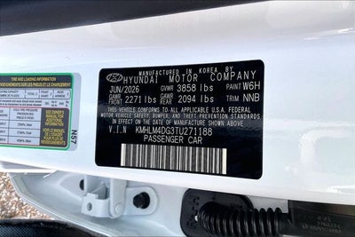 2026 Hyundai ELANTRA SEL Sport