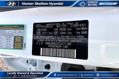 2026 Hyundai ELANTRA SEL Sport