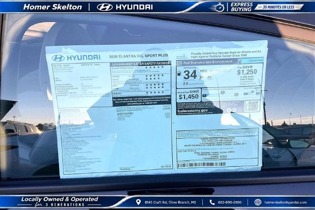 2026 Hyundai ELANTRA SEL Sport Plus