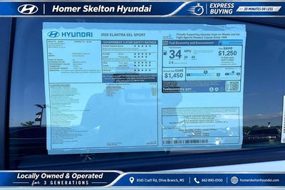 2026 Hyundai ELANTRA SEL Sport