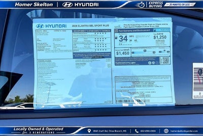 2026 Hyundai ELANTRA SEL Sport Plus