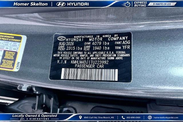 2026 Hyundai ELANTRA HYBRID Blue