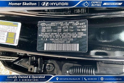 2026 Hyundai ELANTRA HYBRID Limited