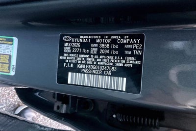 2026 Hyundai ELANTRA Limited