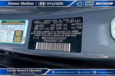 2026 Hyundai ELANTRA Limited