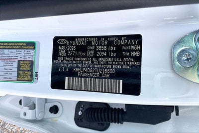 2026 Hyundai ELANTRA Limited