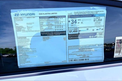 2026 Hyundai ELANTRA Limited