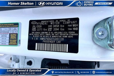 2026 Hyundai ELANTRA Limited
