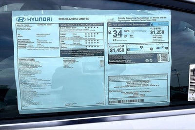 2026 Hyundai ELANTRA Limited