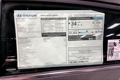 2026 Hyundai ELANTRA Limited
