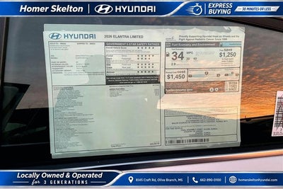 2026 Hyundai ELANTRA Limited