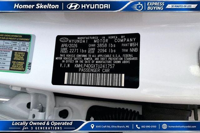 2026 Hyundai ELANTRA Limited