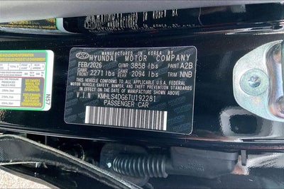 2026 Hyundai ELANTRA SEL Sport