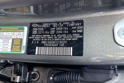 2026 Hyundai ELANTRA SEL Sport