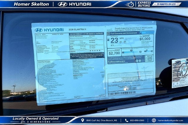 2026 Hyundai ELANTRA N Base
