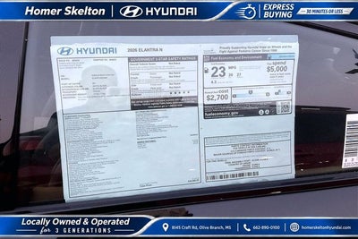 2026 Hyundai ELANTRA N Base