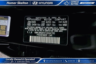 2026 Hyundai ELANTRA N Base