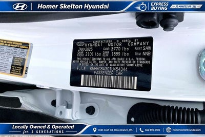 2026 Hyundai VENUE SEL