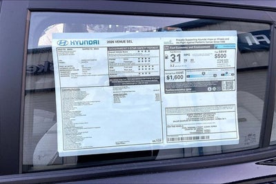 2026 Hyundai VENUE SEL