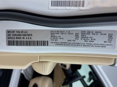 2025 Jeep Grand Cherokee L Limited