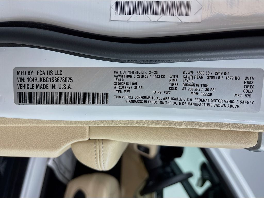 2025 Jeep Grand Cherokee L Limited