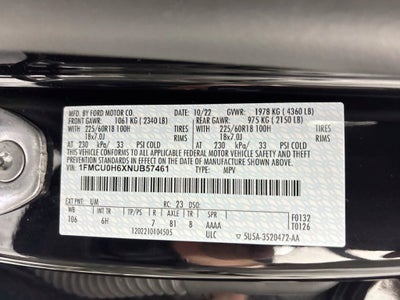 2022 Ford Escape SEL