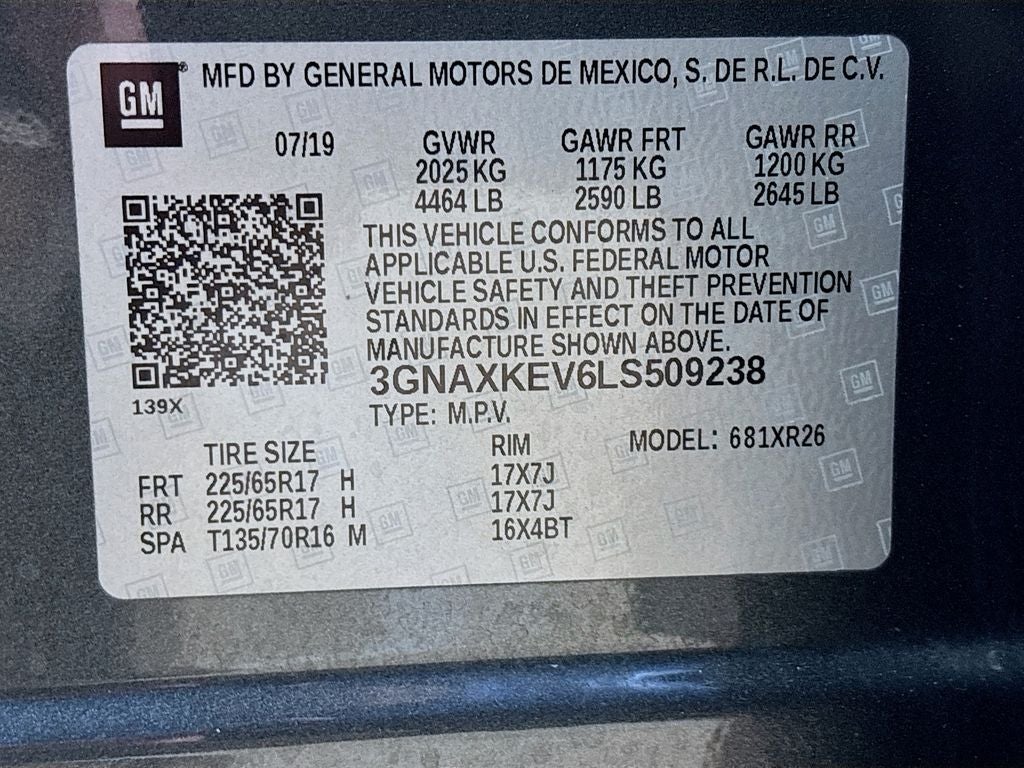 2020 Chevrolet Equinox LT