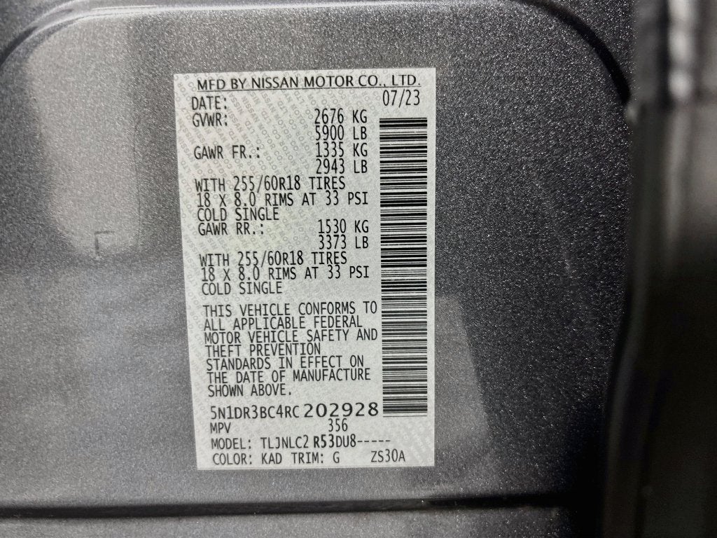 2024 Nissan Pathfinder SV