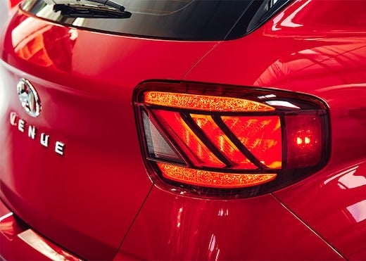 Rear Tail light view of Hyundai Venue